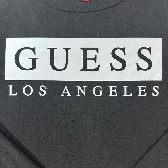 Guess Los Angeles Logo Long Sleeve Tee - small - Picture 3 of 13